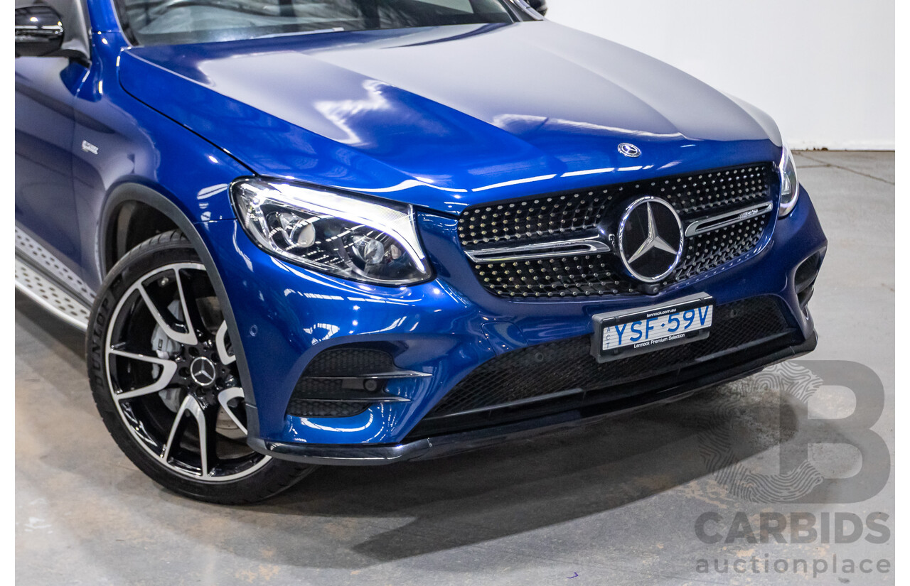04/2019 Mercedes Benz GLC43 AMG (AWD) X253 MY19 4d Wagon Brilliant Blue Metallic Twin Turbo V6 3.0L