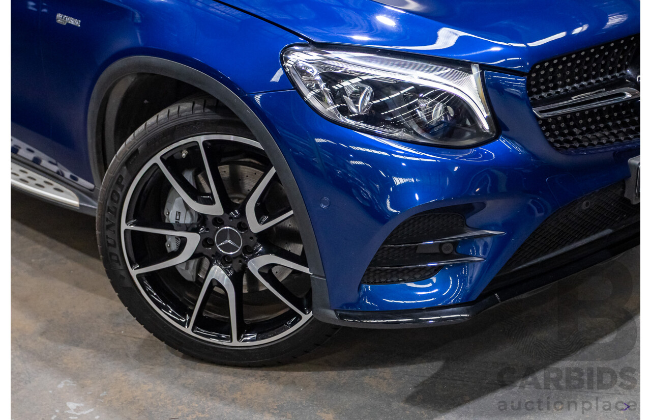 04/2019 Mercedes Benz GLC43 AMG (AWD) X253 MY19 4d Wagon Brilliant Blue Metallic Twin Turbo V6 3.0L