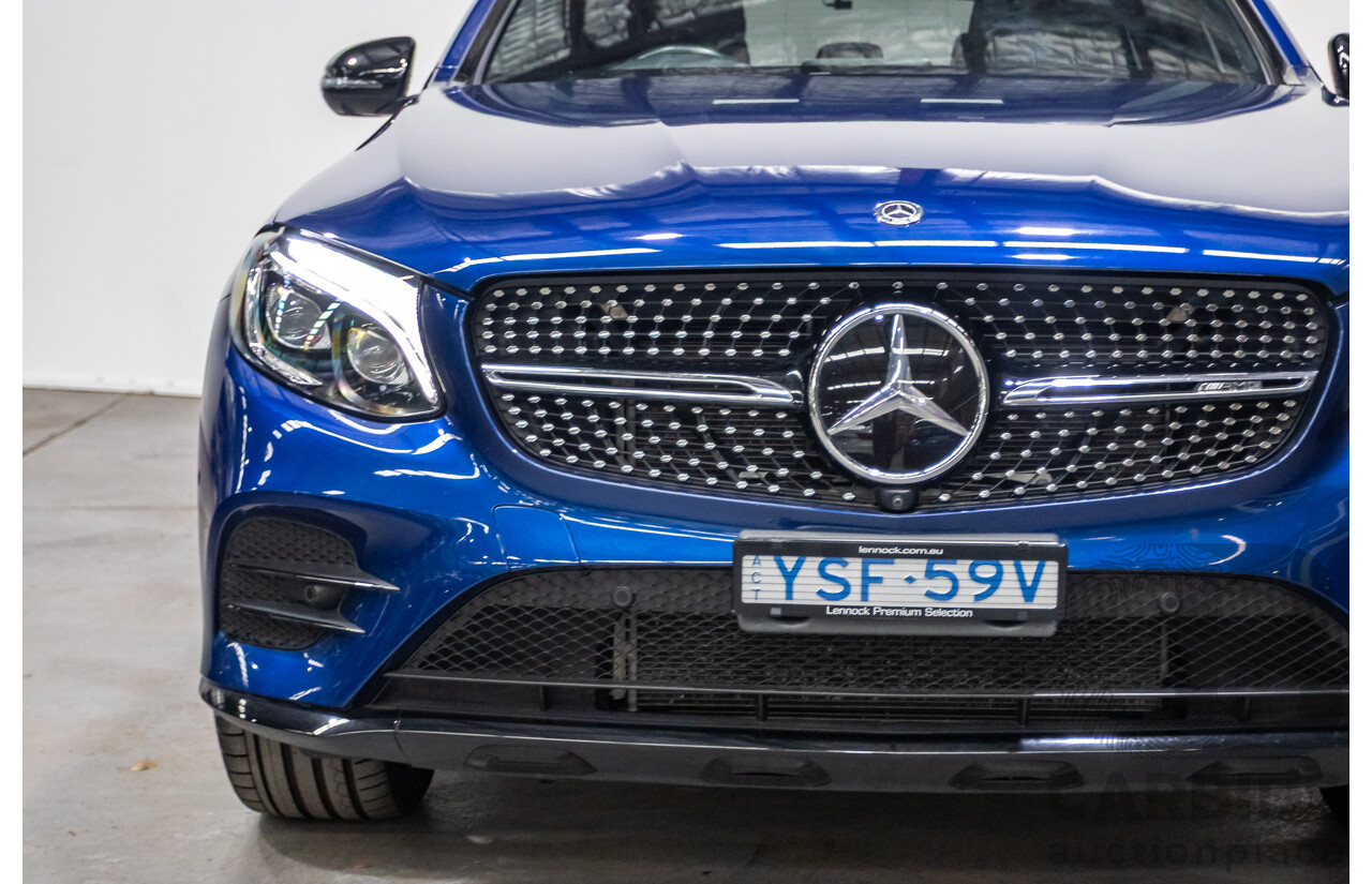 04/2019 Mercedes Benz GLC43 AMG (AWD) X253 MY19 4d Wagon Brilliant Blue Metallic Twin Turbo V6 3.0L
