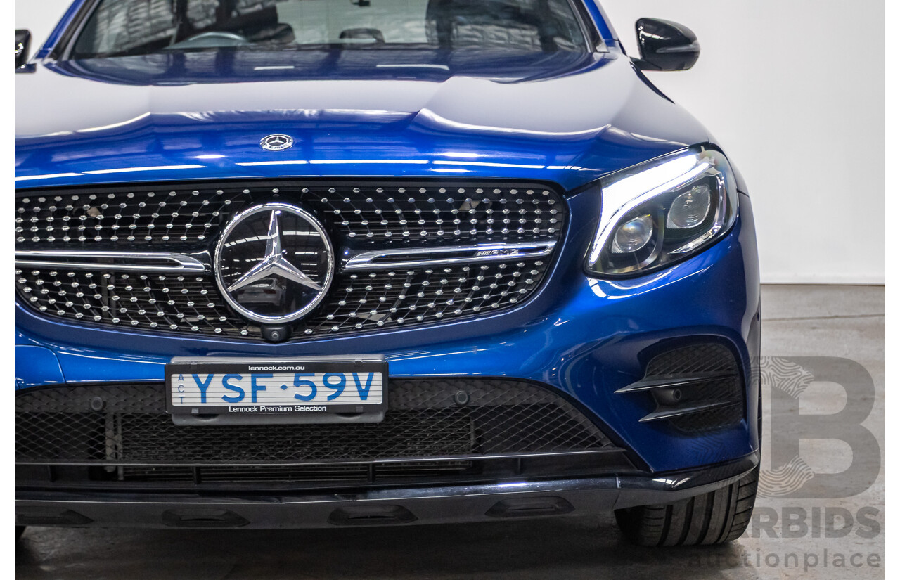 04/2019 Mercedes Benz GLC43 AMG (AWD) X253 MY19 4d Wagon Brilliant Blue Metallic Twin Turbo V6 3.0L