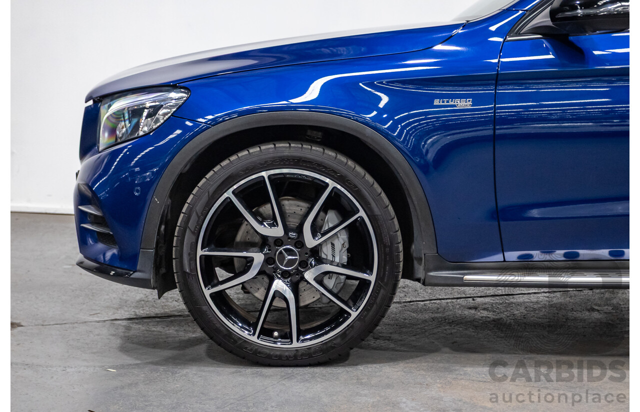 04/2019 Mercedes Benz GLC43 AMG (AWD) X253 MY19 4d Wagon Brilliant Blue Metallic Twin Turbo V6 3.0L
