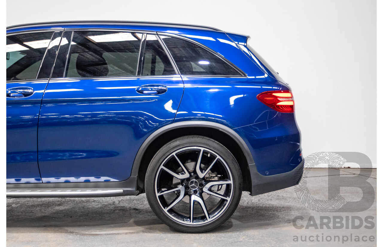 04/2019 Mercedes Benz GLC43 AMG (AWD) X253 MY19 4d Wagon Brilliant Blue Metallic Twin Turbo V6 3.0L