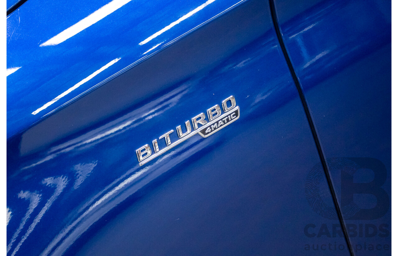 04/2019 Mercedes Benz GLC43 AMG (AWD) X253 MY19 4d Wagon Brilliant Blue Metallic Twin Turbo V6 3.0L