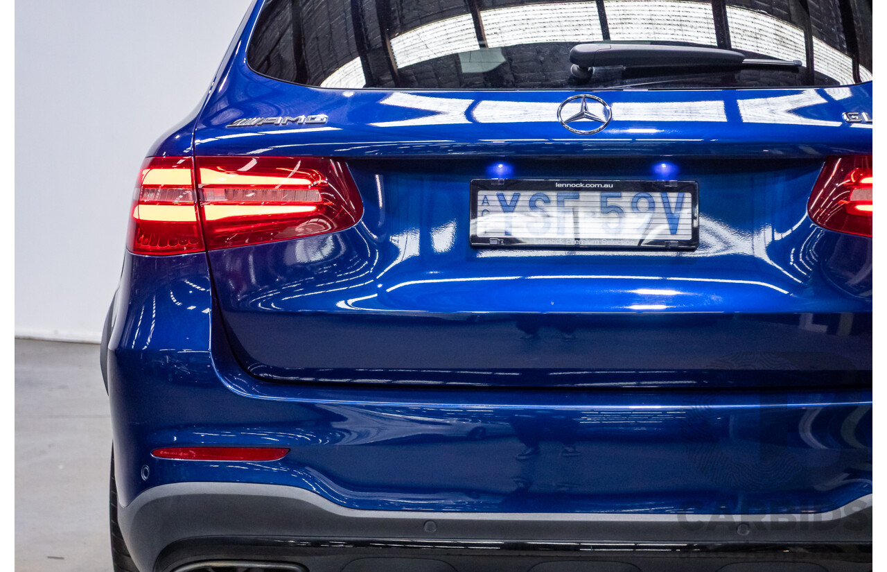 04/2019 Mercedes Benz GLC43 AMG (AWD) X253 MY19 4d Wagon Brilliant Blue Metallic Twin Turbo V6 3.0L