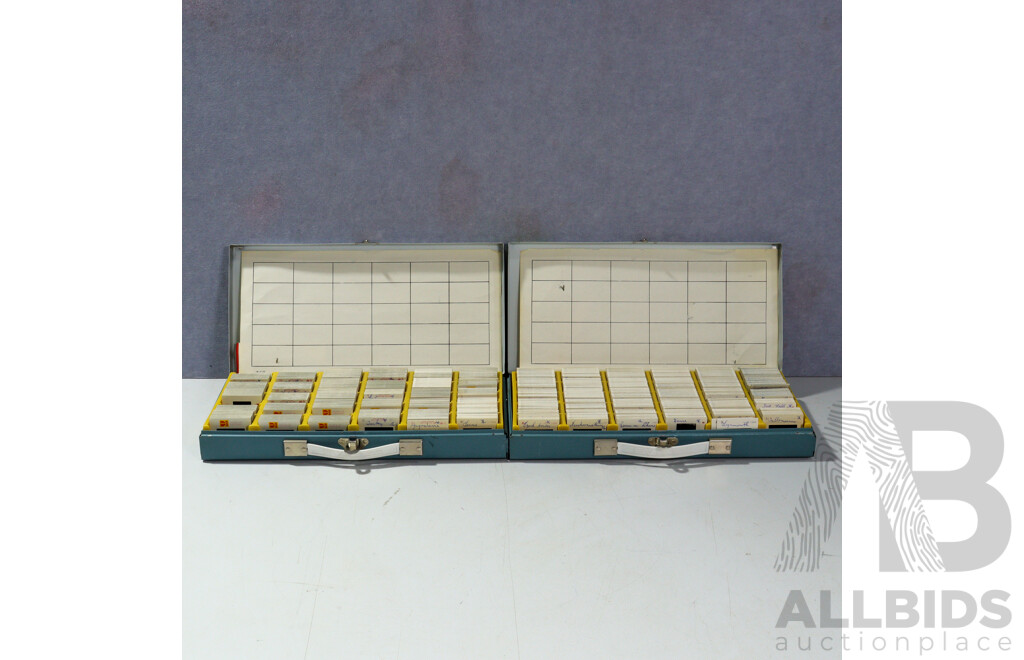 Good Collection Four Boxes Slides, Mostly 1960s to 1990s of International Interest Including  Europe and More