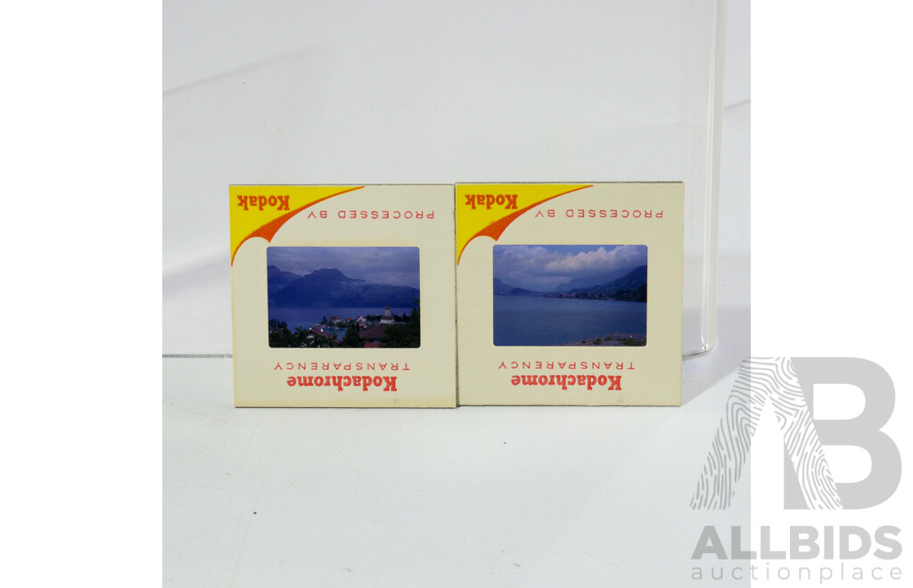 Good Collection Four Boxes Slides, Mostly 1960s to 1990s of International Interest Including  Europe and More