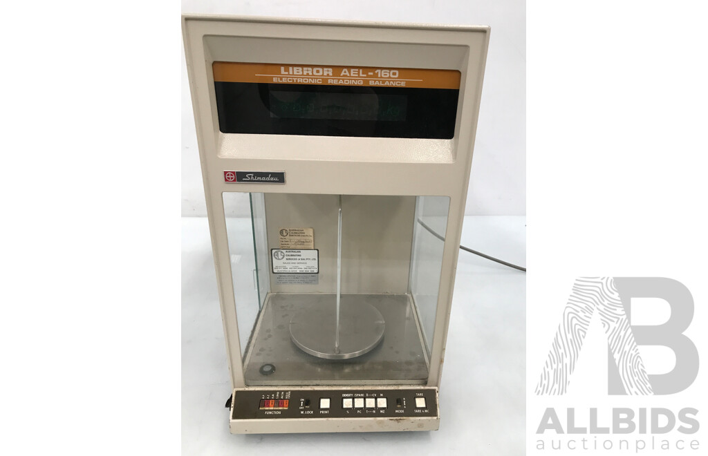Shimadzu Libror AEL-160 Electronic Reading Blance