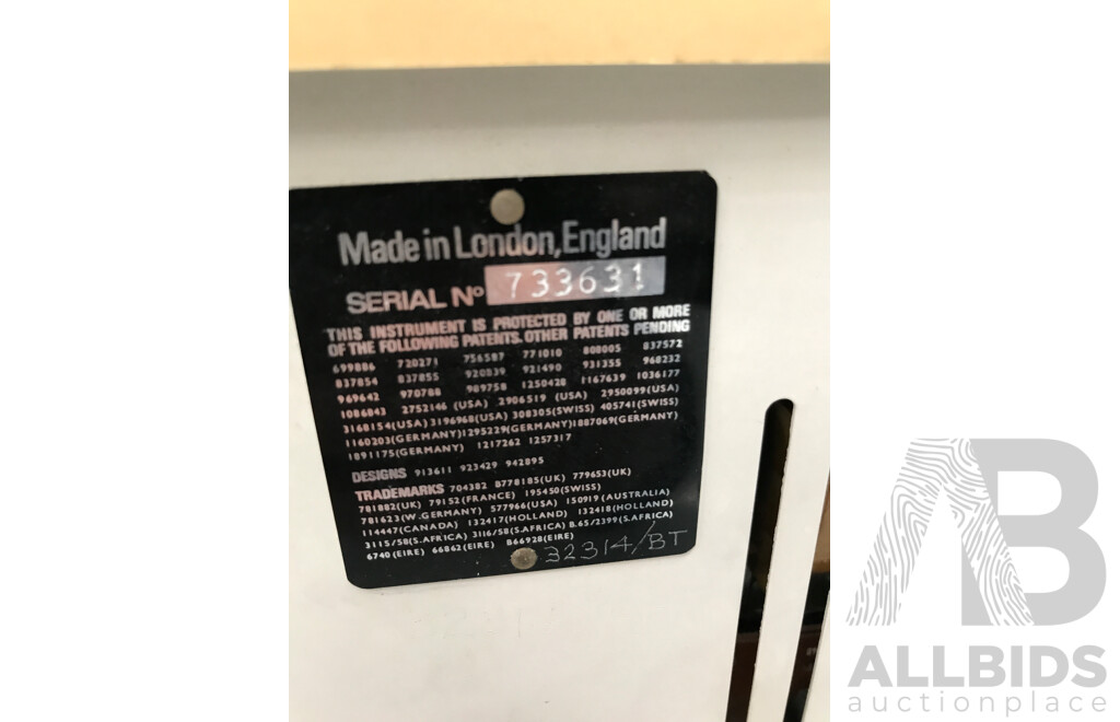 Vintage Oertling R42 Measuring Scale