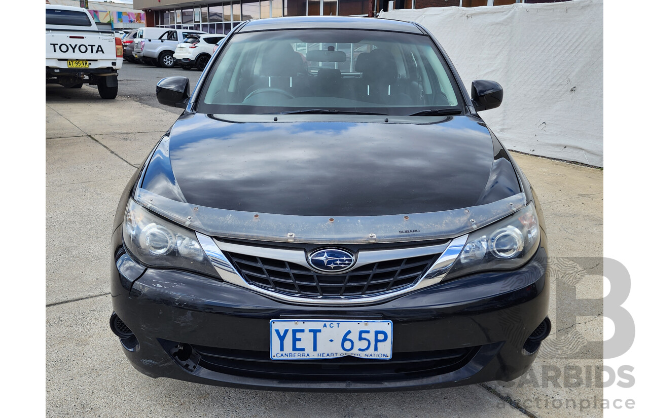 2/2009 Subaru Impreza R (awd) MY09 5d Hatchback Black 2.0L