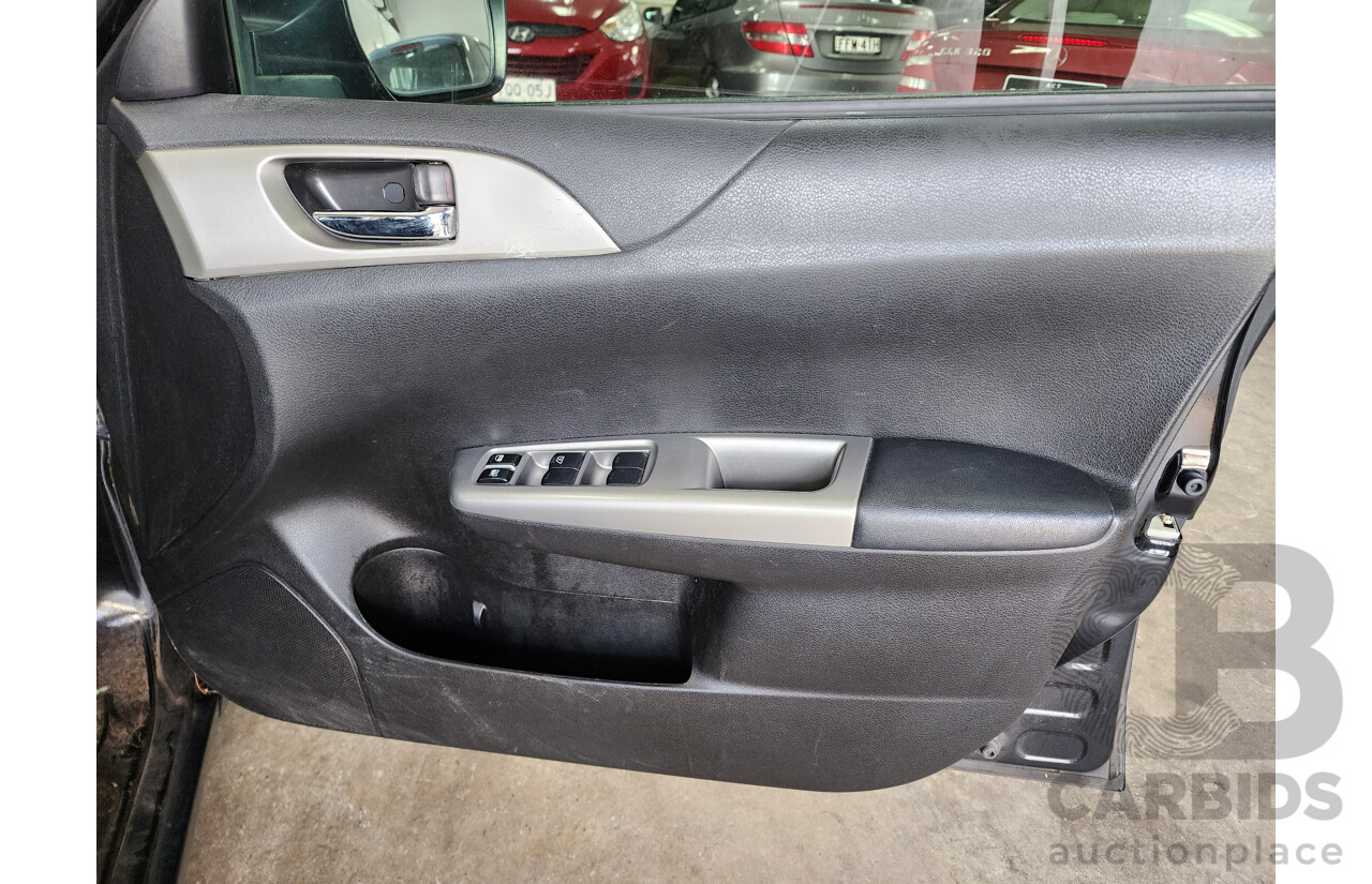 2/2009 Subaru Impreza R (awd) MY09 5d Hatchback Black 2.0L