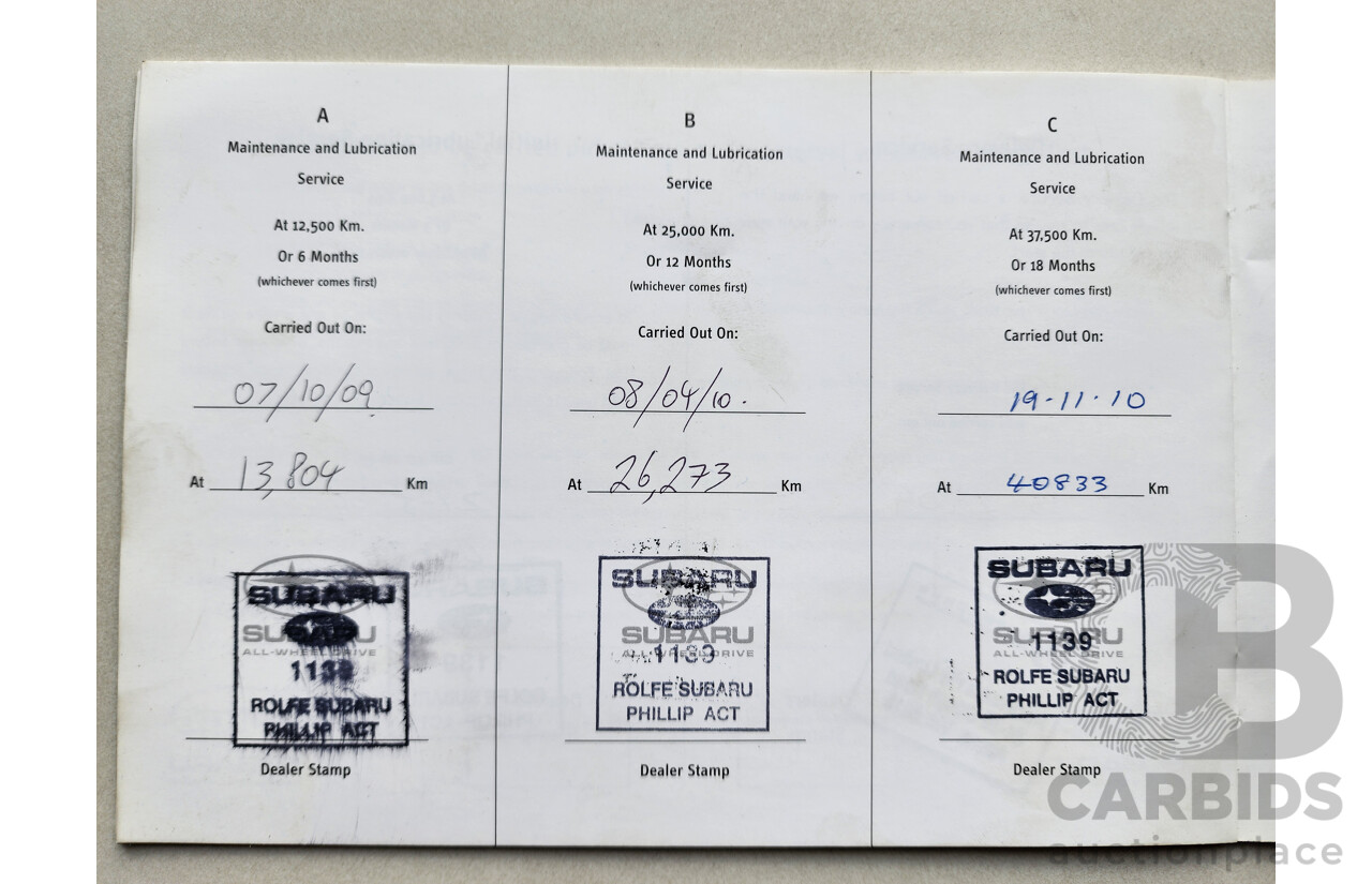 2/2009 Subaru Impreza R (awd) MY09 5d Hatchback Black 2.0L