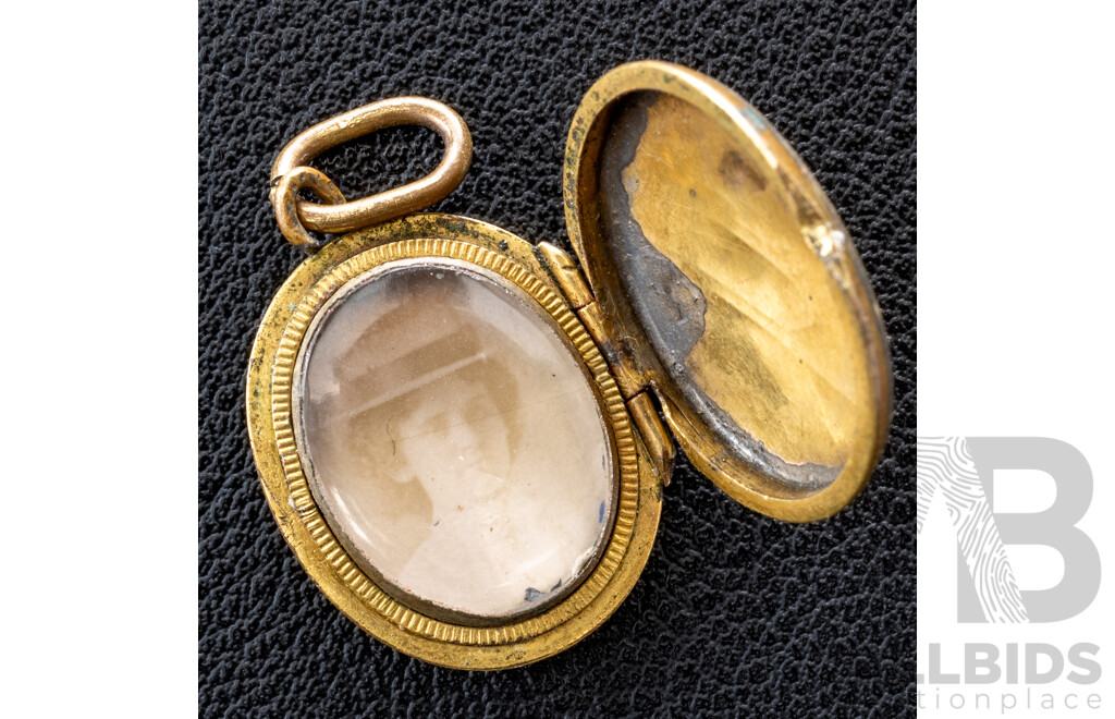 1930's French Silver Plated Souvenier Panel Bracelet with Parisian Landmarks & Eiffel Tower Charm, Vintage Mourning Locket & Brooch