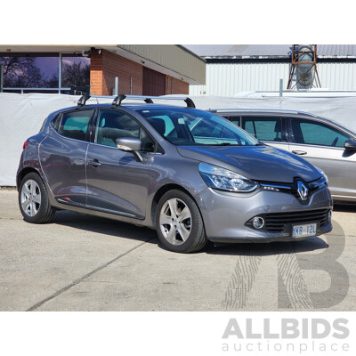 7/2014 Renault Clio Dynamique X98 5d Hatchback Grey 1.2L