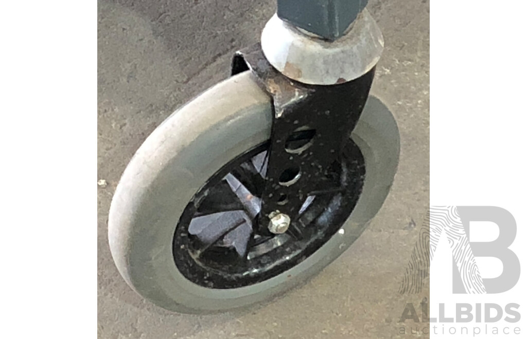 San Remo Two Group Head Coffee Machine and Metal Trolley