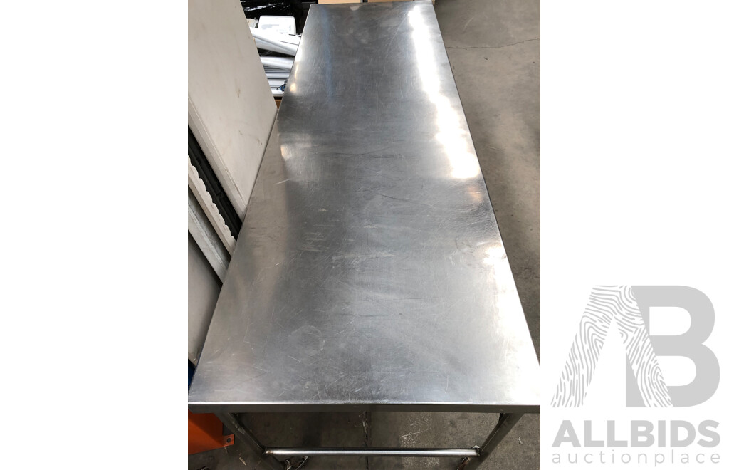 Commercial Stainless Steel Bench