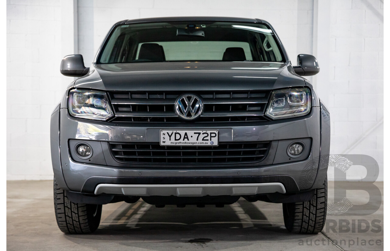 06/2016 Volkswagen Amarok TDI420 Atacama (4x4) 2H MY16 Dual Cab Utility Natural Grey Metallic Turbo Diesel 2.0L