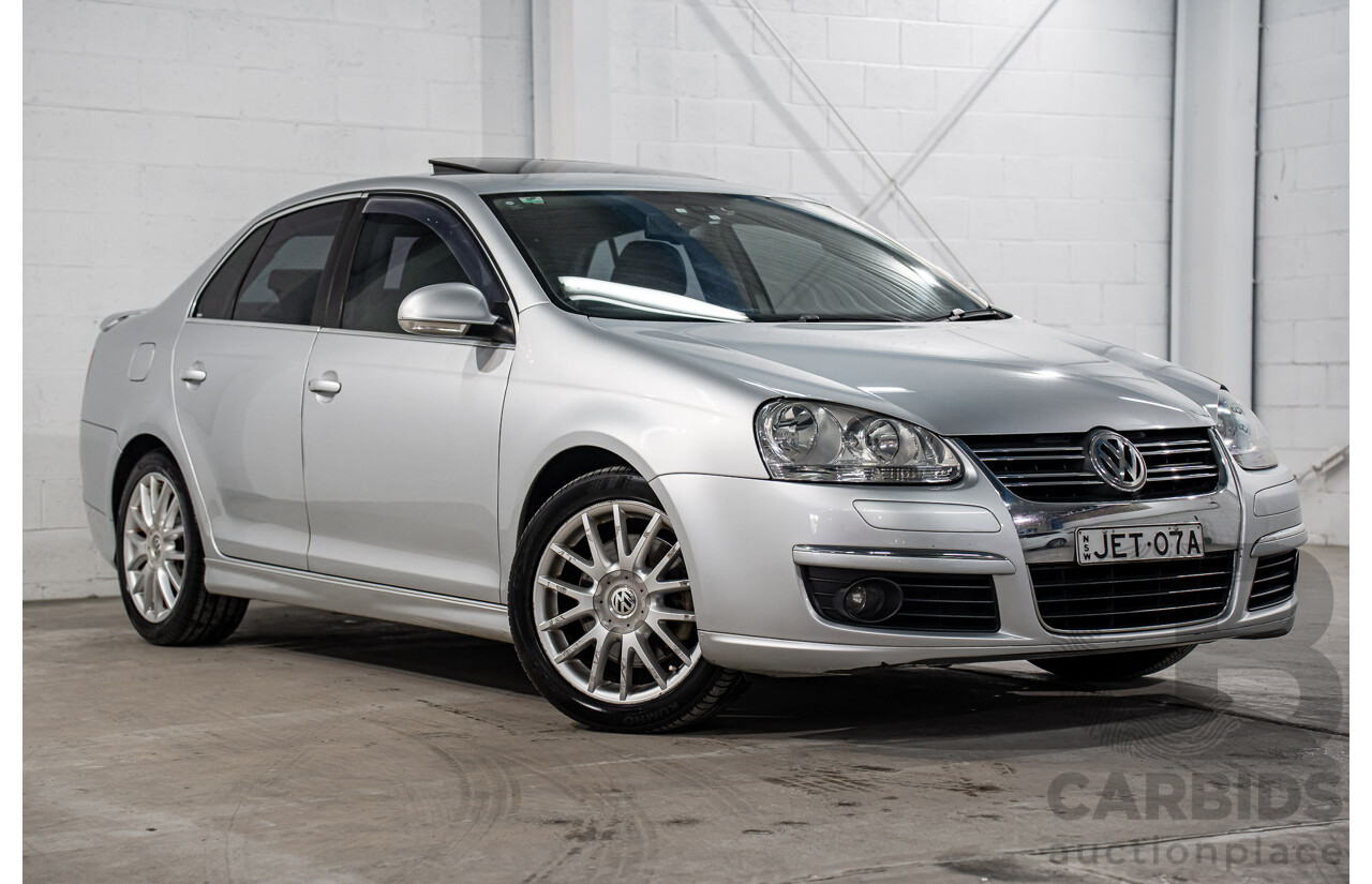 6/2007 Volkswagen Jetta 2.0 Turbo FSI 1KM 4d Sedan Reflex Silver Turbo 2.0L