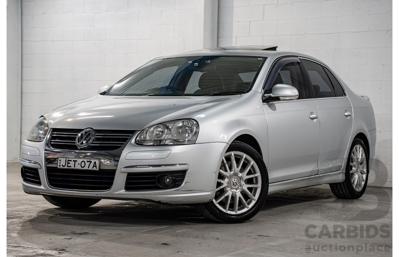 6/2007 Volkswagen Jetta 2.0 Turbo FSI 1KM 4d Sedan Reflex Silver Turbo 2.0L