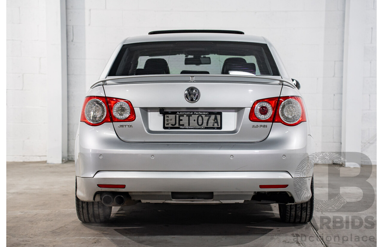 6/2007 Volkswagen Jetta 2.0 Turbo FSI 1KM 4d Sedan Reflex Silver Turbo 2.0L