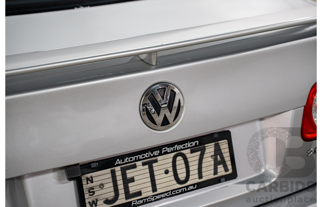 6/2007 Volkswagen Jetta 2.0 Turbo FSI 1KM 4d Sedan Reflex Silver Turbo 2.0L