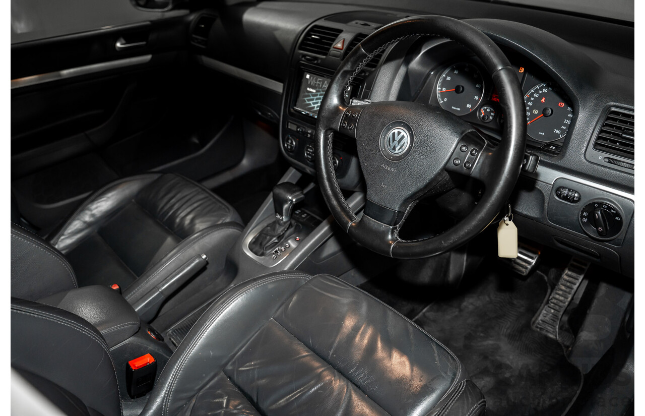 6/2007 Volkswagen Jetta 2.0 Turbo FSI 1KM 4d Sedan Reflex Silver Turbo 2.0L