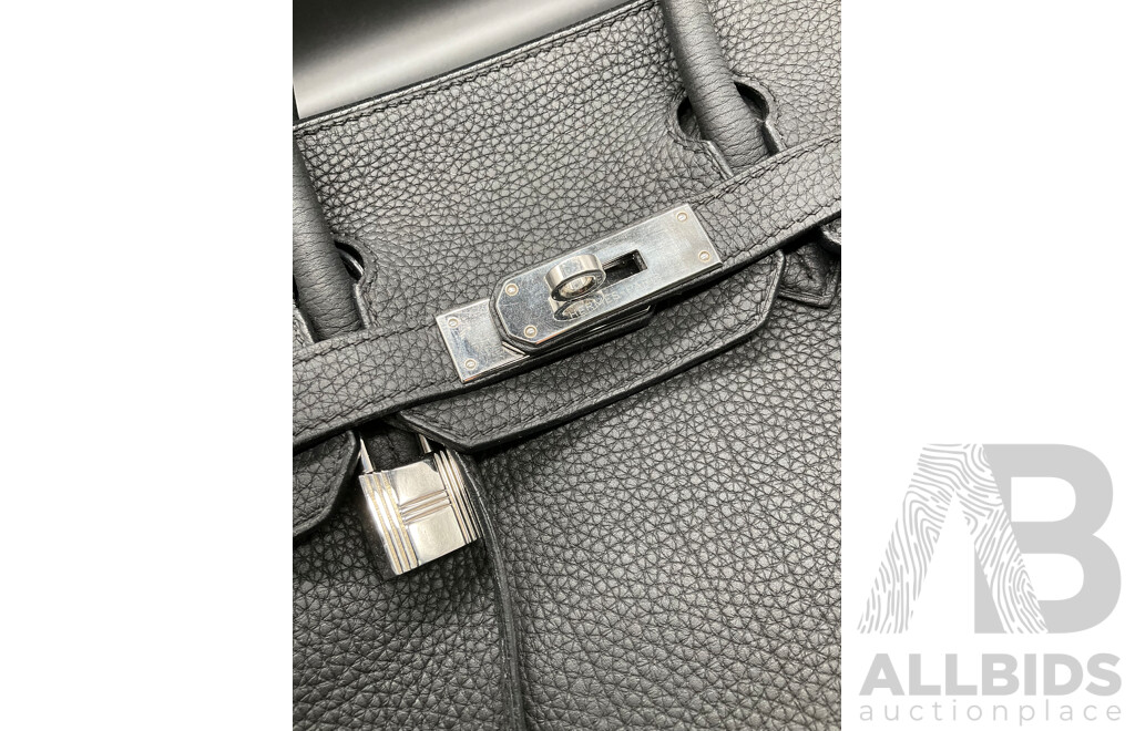 Black Handbag and Blue Cardholder