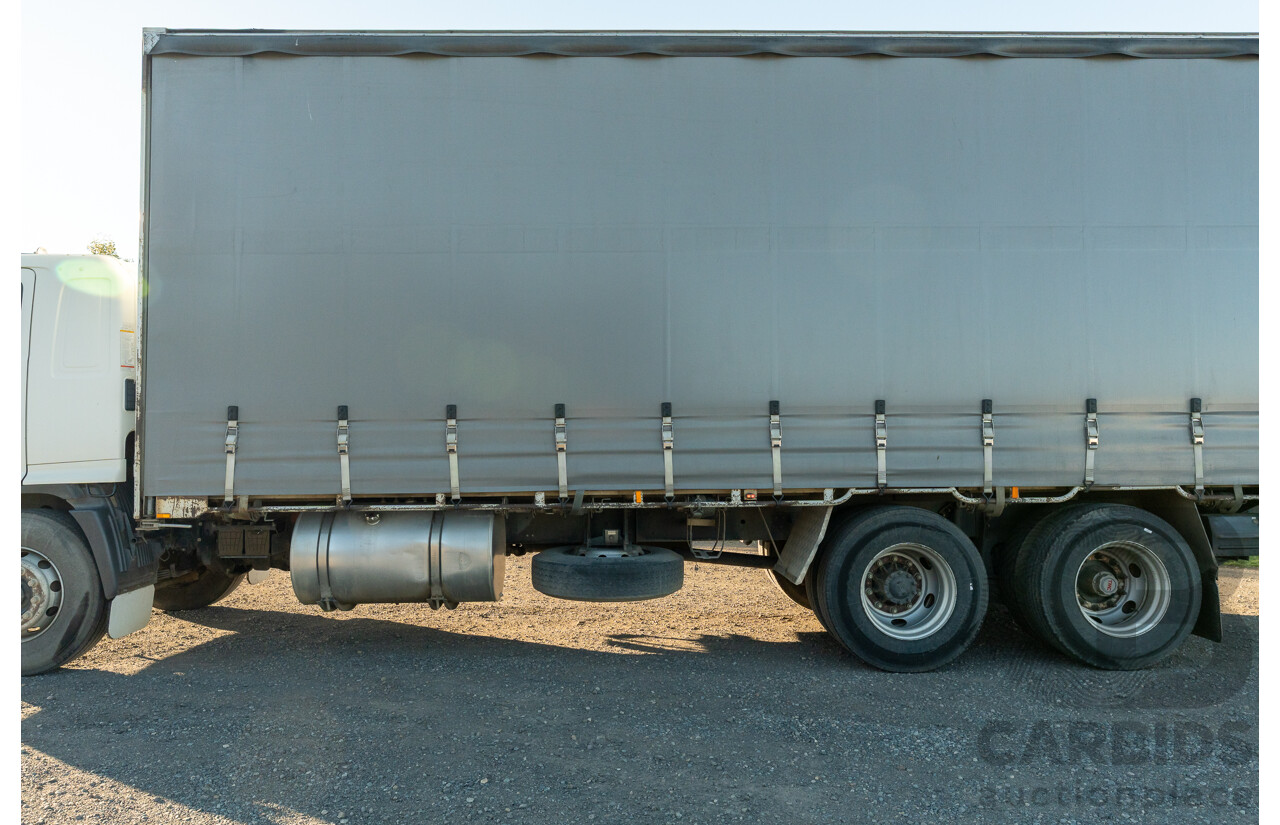02/2008, Hino Ad Trans 500 Series, GH 1727, 12 Pallet, Curtainsider Canopy Truck with 750KG Taillift & Passed RMS HVIS Roadworthy