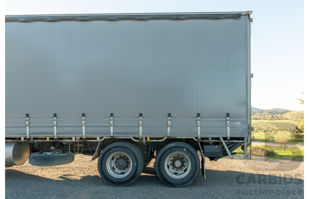 02/2008, Hino Ad Trans 500 Series, GH 1727, 12 Pallet, Curtainsider Canopy Truck with 750KG Taillift & Passed RMS HVIS Roadworthy