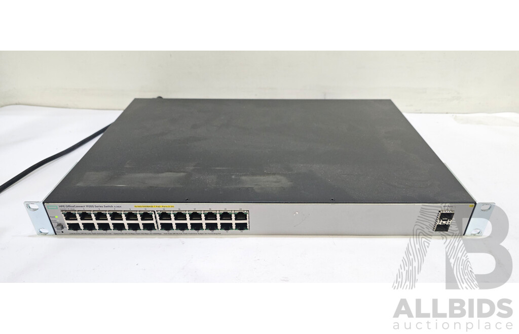 HPE (JL385A) OfficeConnect 1920S Series 24-Port Gigabit Ethernet PoE+ Switch