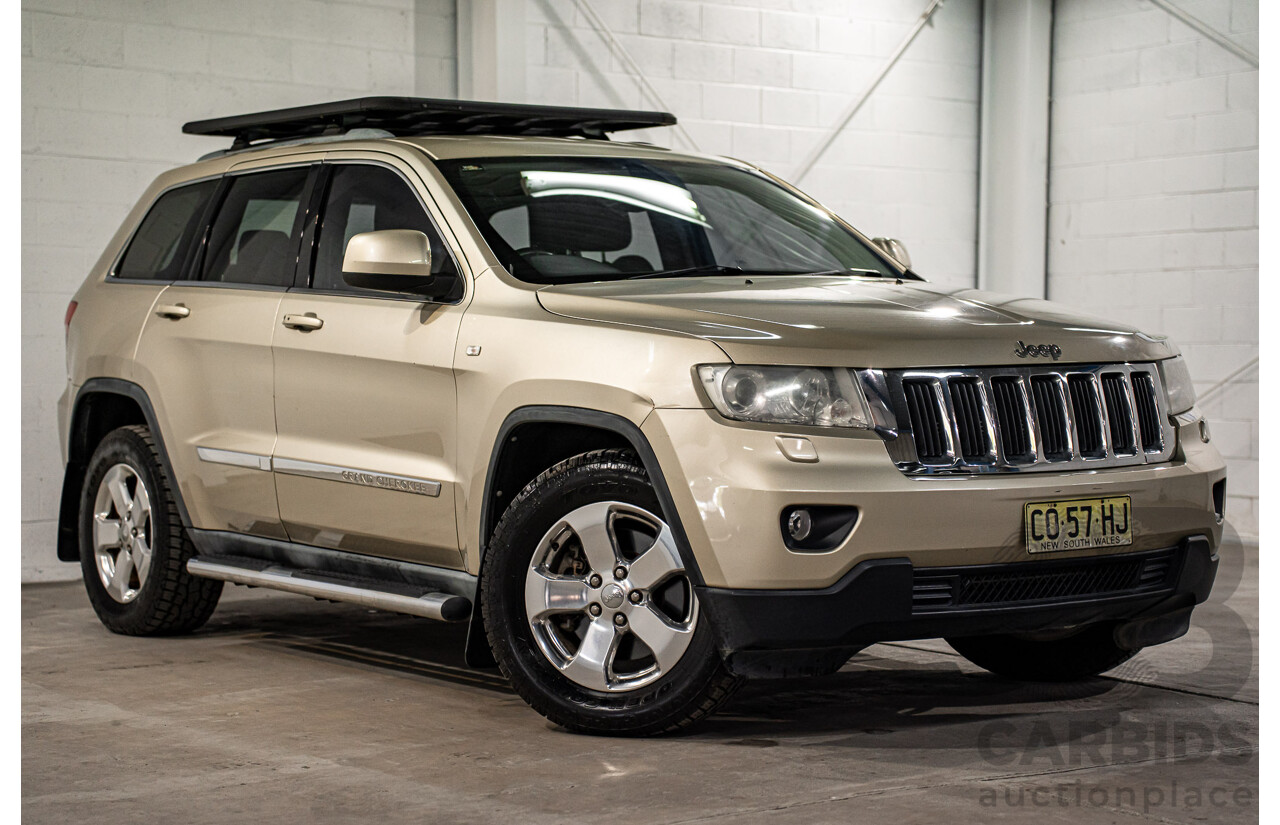 3/2012 Jeep Grand Cherokee Laredo (4x4) WK MY12 4d Wagon White Gold V6 3.6L