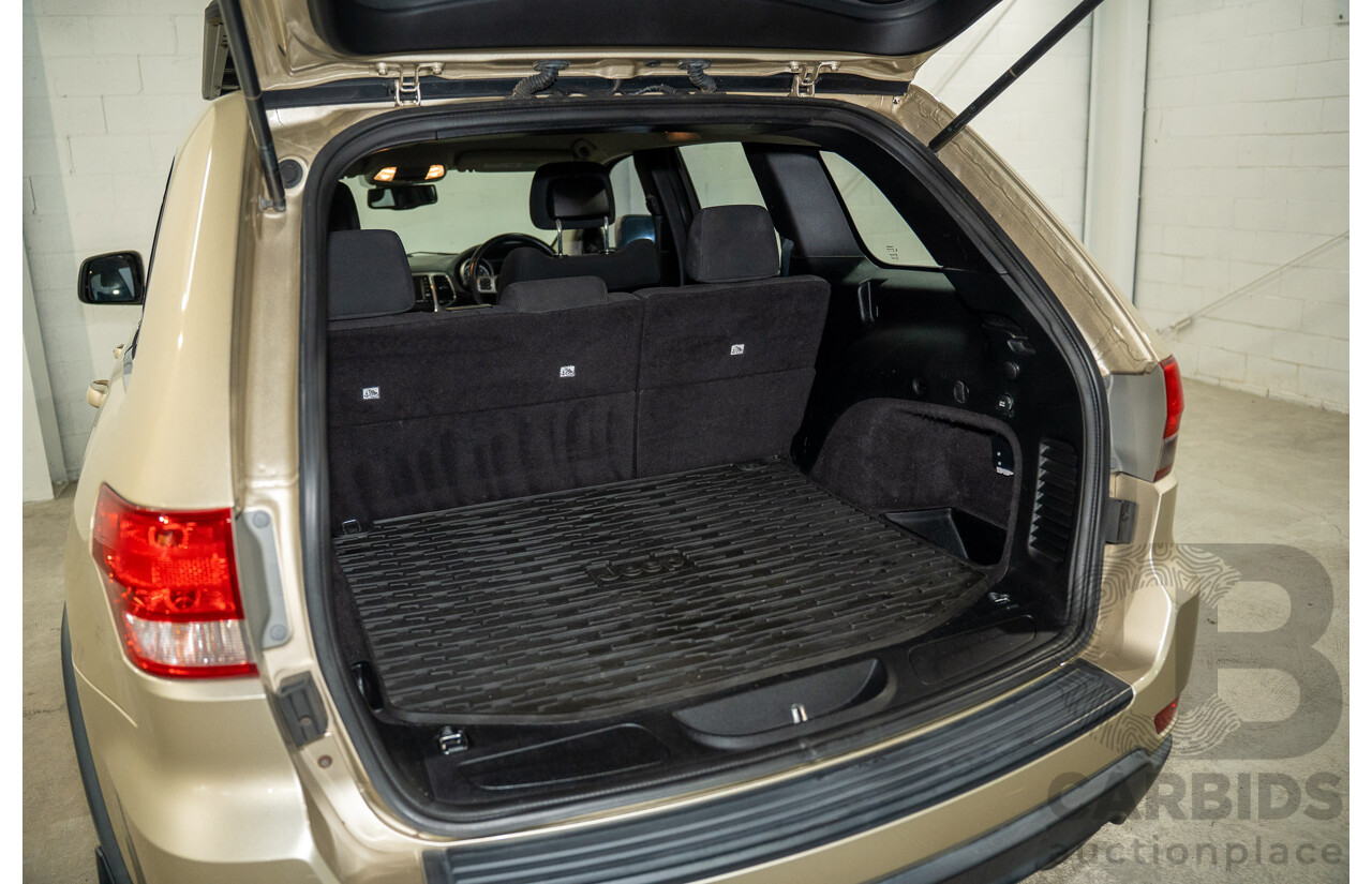 3/2012 Jeep Grand Cherokee Laredo (4x4) WK MY12 4d Wagon White Gold V6 3.6L