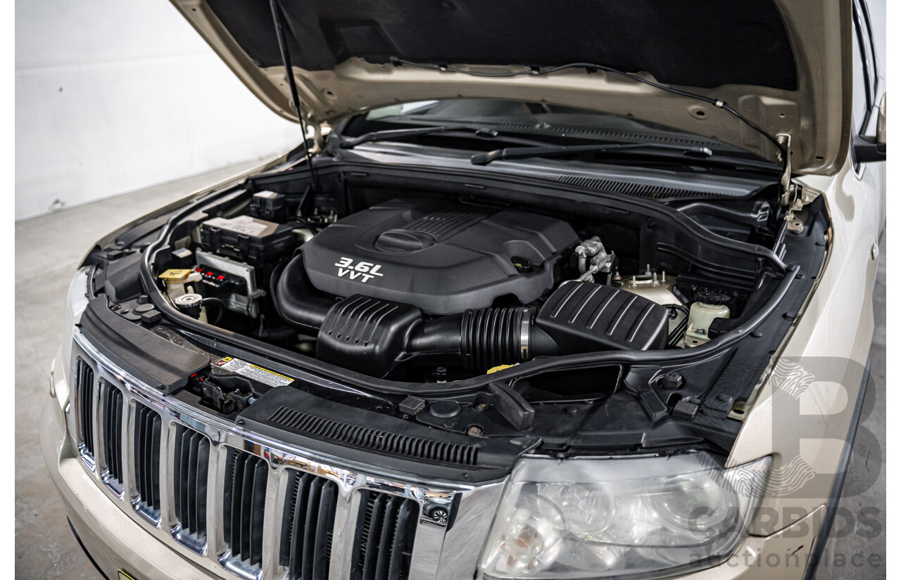 3/2012 Jeep Grand Cherokee Laredo (4x4) WK MY12 4d Wagon White Gold V6 3.6L