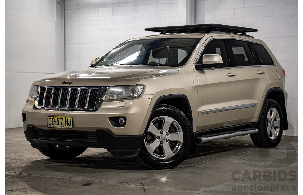 3/2012 Jeep Grand Cherokee Laredo (4x4) WK MY12 4d Wagon White Gold V6 3.6L