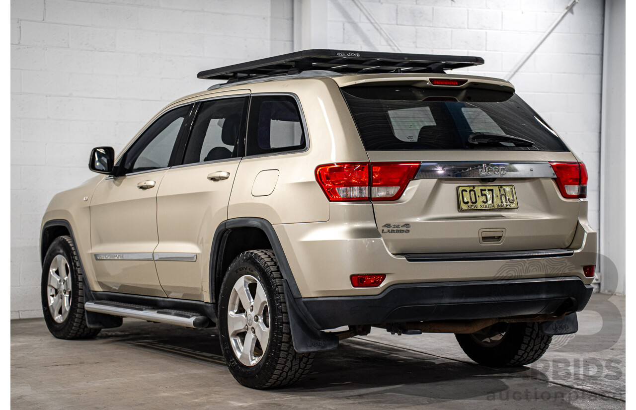 3/2012 Jeep Grand Cherokee Laredo (4x4) WK MY12 4d Wagon White Gold V6 3.6L