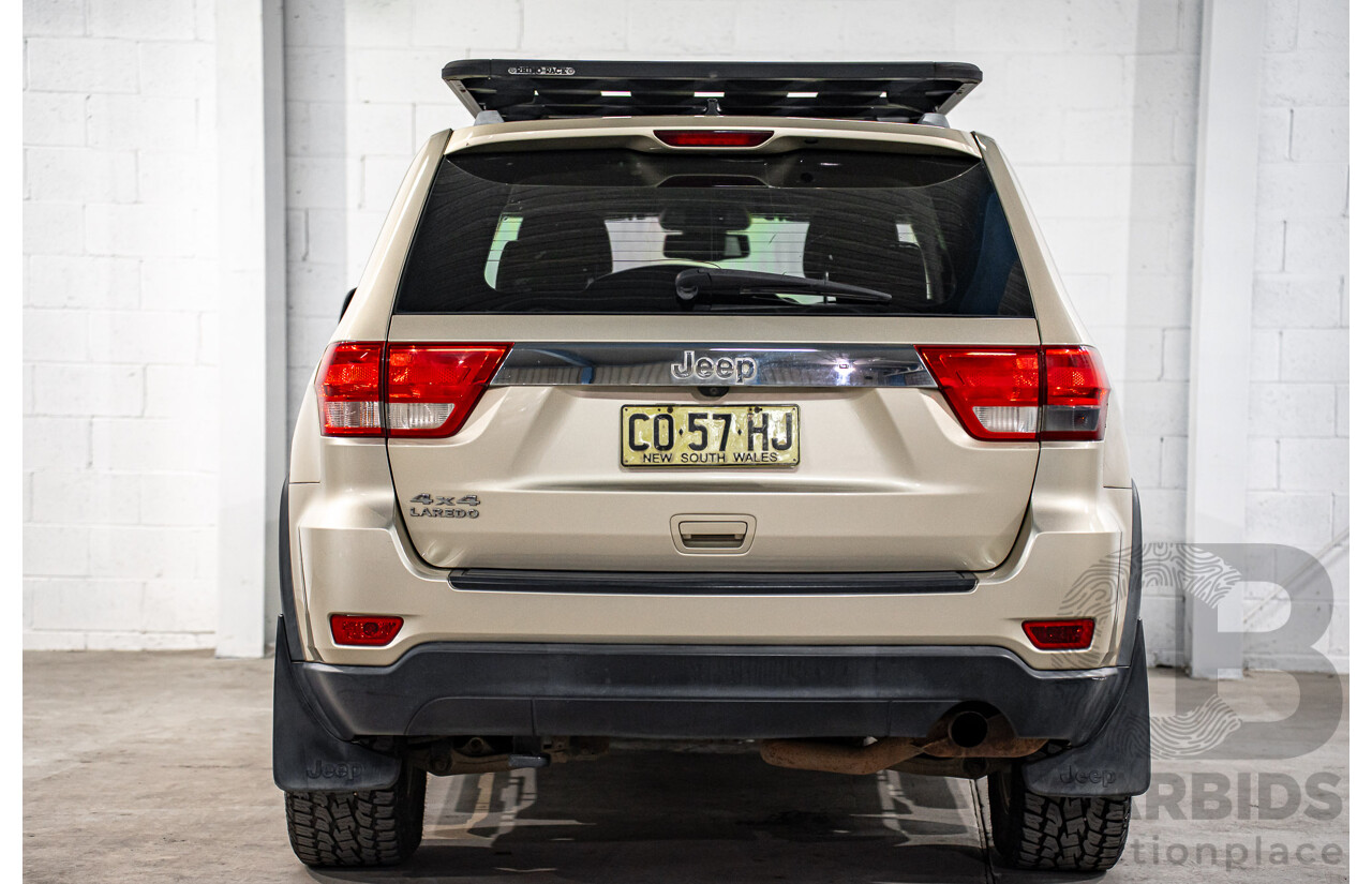 3/2012 Jeep Grand Cherokee Laredo (4x4) WK MY12 4d Wagon White Gold V6 3.6L