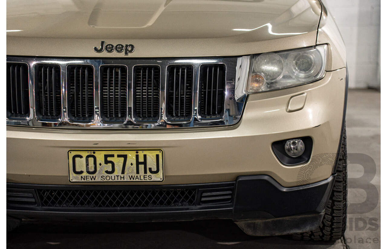 3/2012 Jeep Grand Cherokee Laredo (4x4) WK MY12 4d Wagon White Gold V6 3.6L