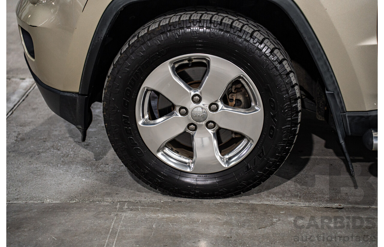 3/2012 Jeep Grand Cherokee Laredo (4x4) WK MY12 4d Wagon White Gold V6 3.6L