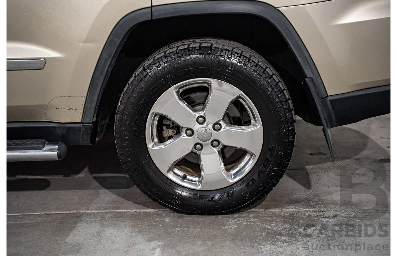 3/2012 Jeep Grand Cherokee Laredo (4x4) WK MY12 4d Wagon White Gold V6 3.6L