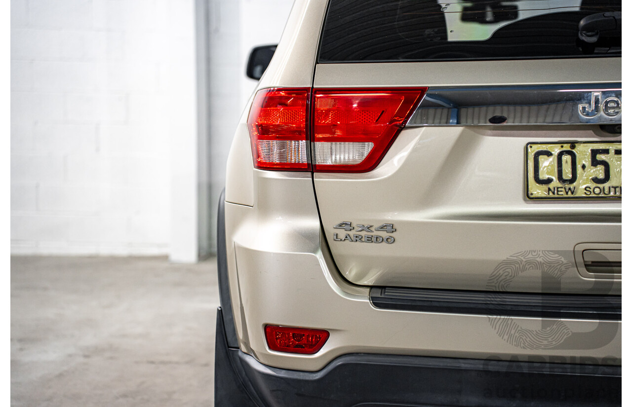 3/2012 Jeep Grand Cherokee Laredo (4x4) WK MY12 4d Wagon White Gold V6 3.6L