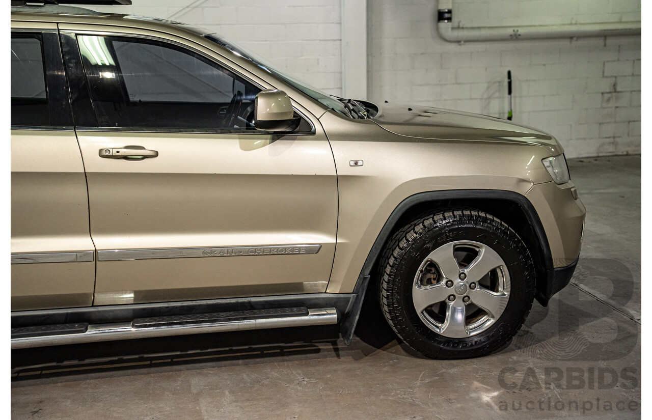3/2012 Jeep Grand Cherokee Laredo (4x4) WK MY12 4d Wagon White Gold V6 3.6L
