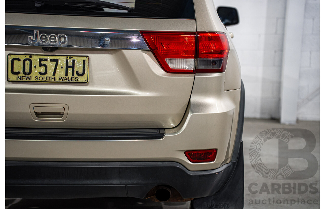 3/2012 Jeep Grand Cherokee Laredo (4x4) WK MY12 4d Wagon White Gold V6 3.6L