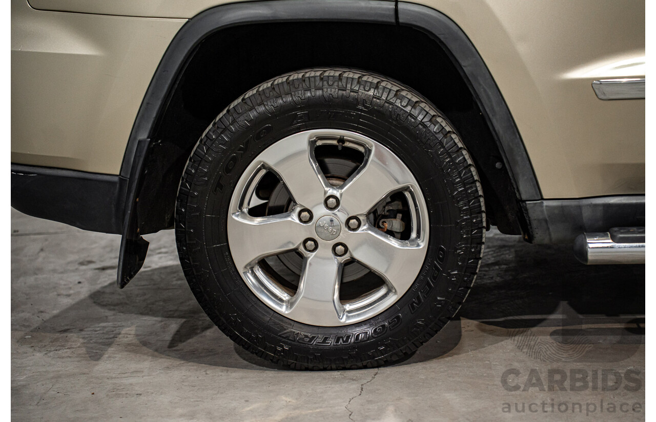 3/2012 Jeep Grand Cherokee Laredo (4x4) WK MY12 4d Wagon White Gold V6 3.6L