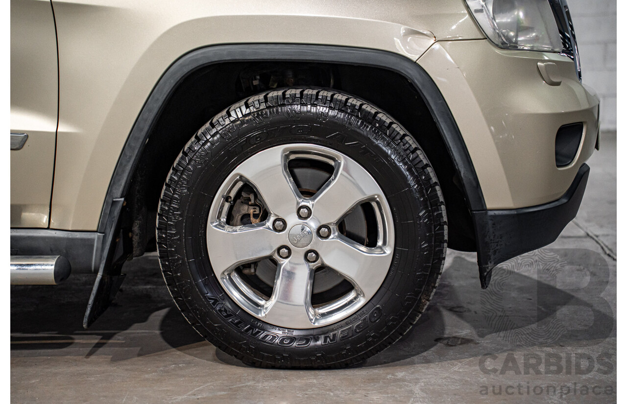 3/2012 Jeep Grand Cherokee Laredo (4x4) WK MY12 4d Wagon White Gold V6 3.6L