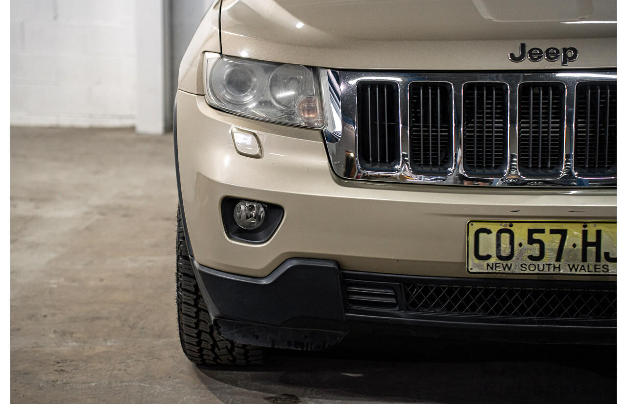 3/2012 Jeep Grand Cherokee Laredo (4x4) WK MY12 4d Wagon White Gold V6 3.6L