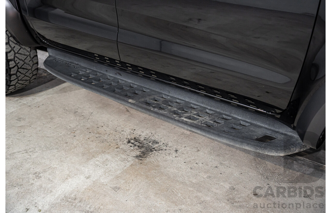 10/2019 Ford Ranger Raptor 2.0 (4x4) PX MKIII MY19.75 Double Cab P/Up Shadow Black Twin Turbo Diesel 2.0L
