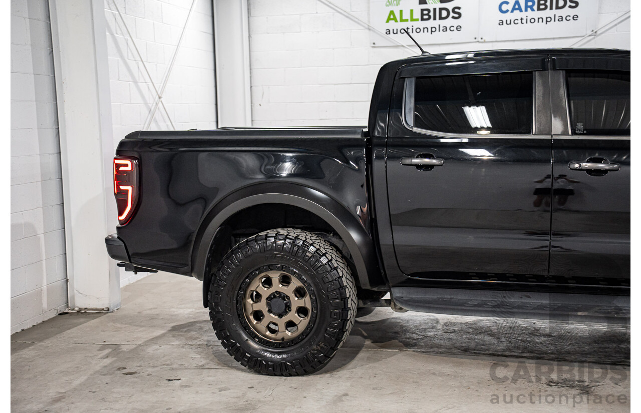 10/2019 Ford Ranger Raptor 2.0 (4x4) PX MKIII MY19.75 Double Cab P/Up Shadow Black Twin Turbo Diesel 2.0L