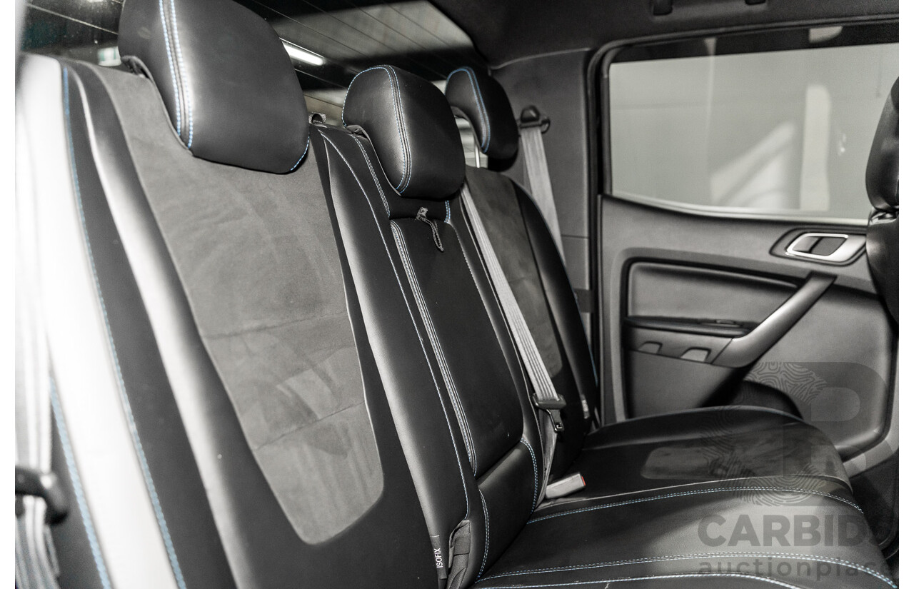 10/2019 Ford Ranger Raptor 2.0 (4x4) PX MKIII MY19.75 Double Cab P/Up Shadow Black Twin Turbo Diesel 2.0L