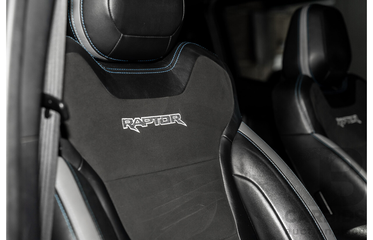 10/2019 Ford Ranger Raptor 2.0 (4x4) PX MKIII MY19.75 Double Cab P/Up Shadow Black Twin Turbo Diesel 2.0L