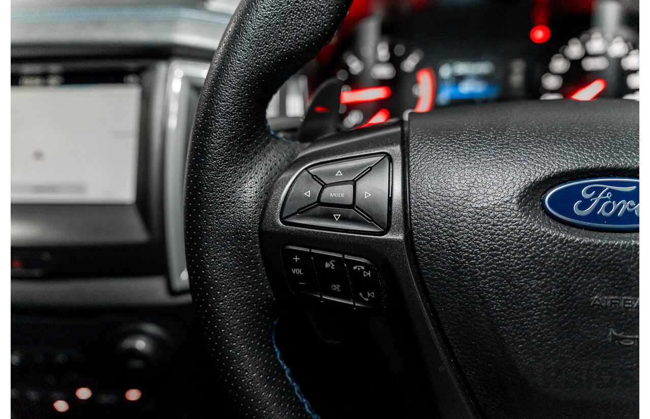 10/2019 Ford Ranger Raptor 2.0 (4x4) PX MKIII MY19.75 Double Cab P/Up Shadow Black Twin Turbo Diesel 2.0L