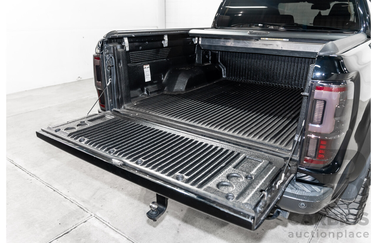 10/2019 Ford Ranger Raptor 2.0 (4x4) PX MKIII MY19.75 Double Cab P/Up Shadow Black Twin Turbo Diesel 2.0L